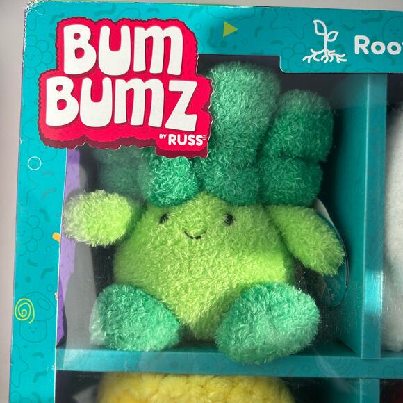 BumBumz 7.5 Plush Assorted Set Of 4 Exclusive Character Rootbumz New - Picture 5 of 10